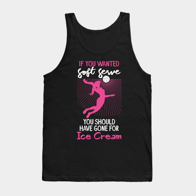 Volleyball T-Shirts and Gifts for Volleyball Playing Girls Tank Top by Shirtbubble